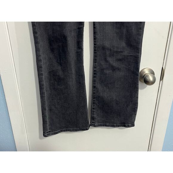 Madewell Jeans Size 29 Faded Black High Rise Button Fly Cali Demi Bootcut Boho - Picture 6 of 11